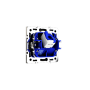 Розетка компьютерная встраиваемая VOLTUM S70 RJ45 кат.6, (кашемир)
