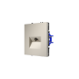 Розетка компьютерная встраиваемая VOLTUM S70 RJ45 кат.6, (кашемир)