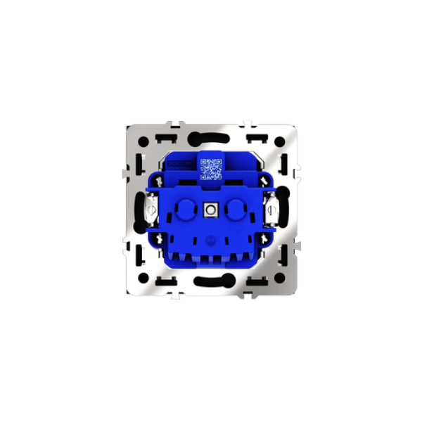Розетка встраиваемая VOLTUM S70 с заземлением и защитными шторками, 16А, (графит)