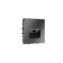 Розетка компьютерная встраиваемая VOLTUM S70 RJ45 кат.6, (титан)