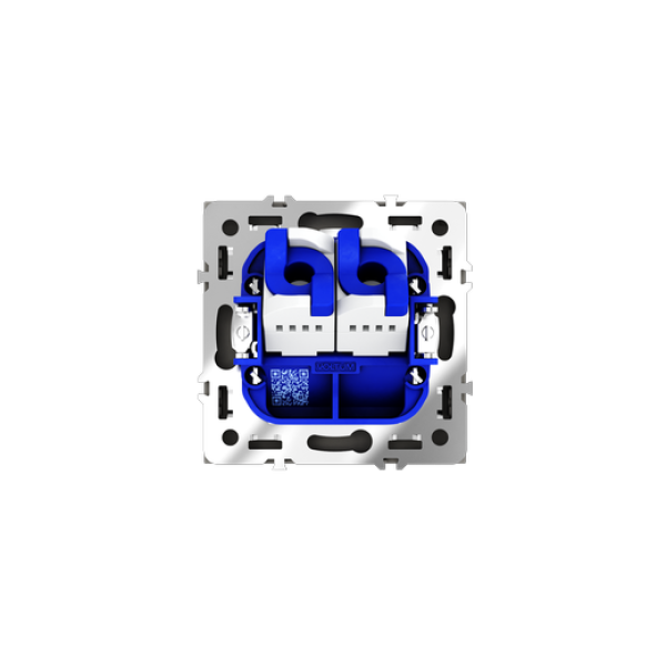 Розетка компьютерная встраиваемая VOLTUM S70 двойная RJ45+RJ45 кат.6, (кашемир)
