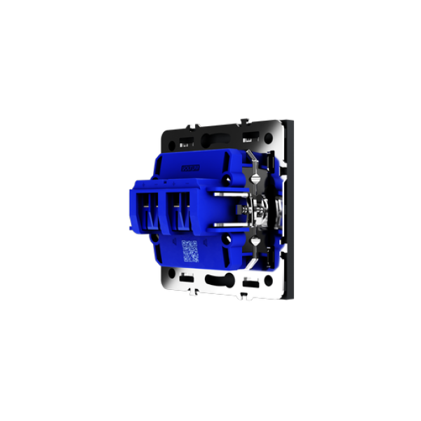Розетка акустическая встраиваемая VOLTUM S70 4-местная, (графит)