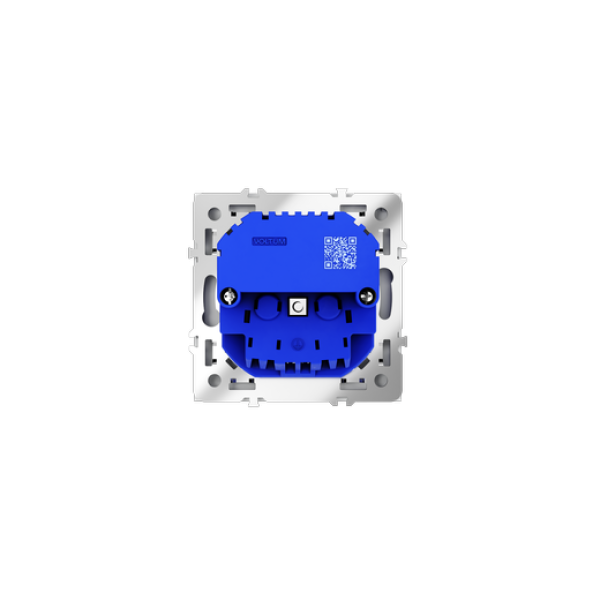 Розетка встраиваемая VOLTUM S70 с заземлением и защитными шторками, 16А, с USB, A+A, (белый матовый)