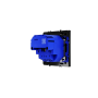 Розетка встраиваемая VOLTUM S70 с заземлением и защитными шторками, 16А, с USB, A+A, (черный матовый