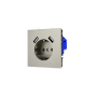 Розетка встраиваемая VOLTUM S70 с заземлением и защитными шторками, 16А, с USB, A+A, (шелк)