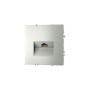 Розетка компьютерная встраиваемая VOLTUM S70 RJ45 кат.6, (сталь)