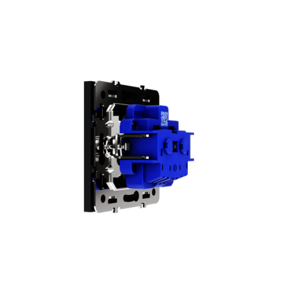 Розетка встраиваемая VOLTUM S70 с заземлением и защитными шторками, 16А, (графит)