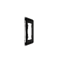 Рамка стеклянная VOLTUM S70 на 1 пост, (черный,стекло)