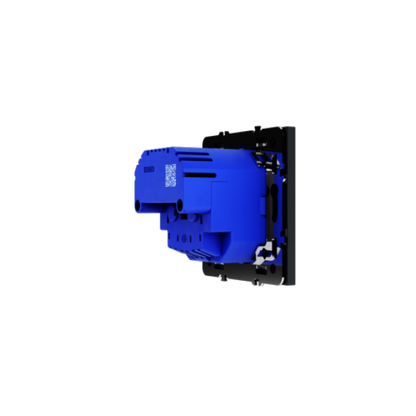 Розетка встраиваемая VOLTUM S70 с заземлением и защитными шторками, 16А, с USB, A+С, (графит)