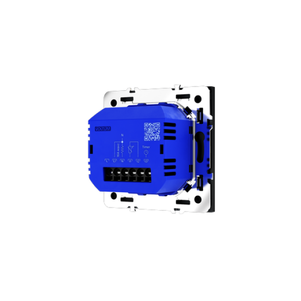 Терморегулятор электронный VOLTUM S70 с индикацией и датчиком, для теплого пола, (графит)