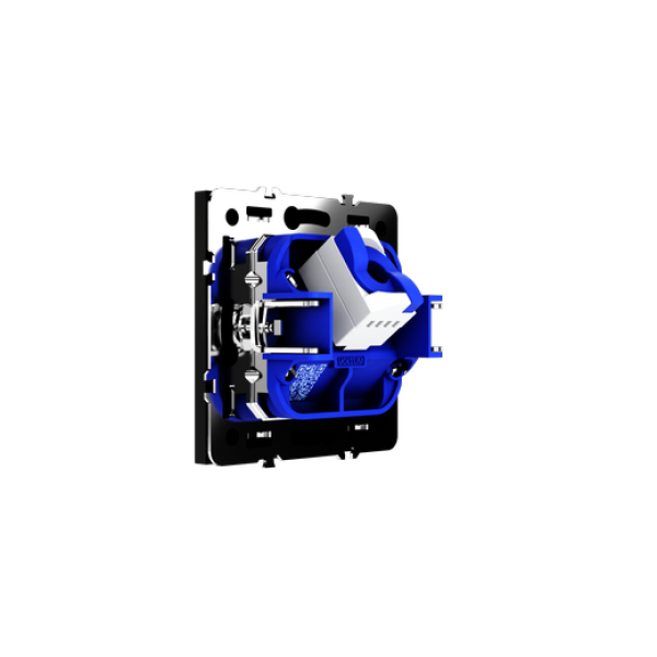 Розетка компьютерная встраиваемая VOLTUM S70 RJ45 кат.6, (черный матовый)