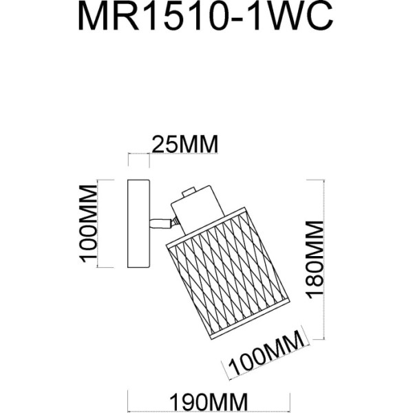 Спот Cathy MR1510-1WC