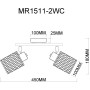 Спот Cathy MR1511-2WC