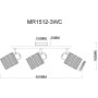 Спот Cathy MR1512-3WC
