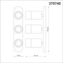 370740 OVER NT21 000 белый Светильник накладной IP20 GU10 9W 235V FLAX