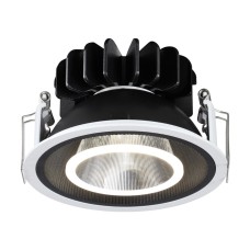 358513 SPOT NT21 000 черный Светильник встраиваемый светодиодный IP20 LED 4000К 20W 220V BIND