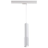 370773 PORT NT21 000 белый Трехфазный трековый cветильник, провод 1м IP20 GU10 50W 220V MAIS