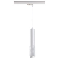 370773 PORT NT21 000 белый Трехфазный трековый cветильник, провод 1м IP20 GU10 50W 220V MAIS