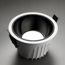 358695 SPOT NT21 207 белый/черный Светильник встраиваемый светодиодный IP20 LED 4000К 20W 100-265V KNOF