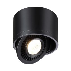 358812 OVER NT21 151 черный Светильник накладной светодиодный IP20 LED 9W 770Лм 4000K 220V GESSO