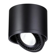 358814 OVER NT21 151 черный Светильник накладной светодиодный IP20 LED 18W 1600Лм 4000K 220V GESSO