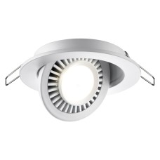 358815 SPOT NT21 210 белый Светильник встраиваемый светодиодный IP20 LED 9W 770Лм 4000K 220V GESSO