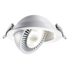 358817 SPOT NT21 210 белый Светильник встраиваемый светодиодный IP20 LED 18W 1600Лм 4000K 220V GESSO
