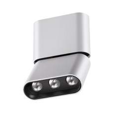 357951 NT19 024 белый/черный Накладной светильник IP20 LED 3000К 12W 220-240V BELLA