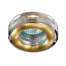 369881 NT14 390 матовое золото Встраиваемый светильник IP54 GX5.3 50W 12V AQUA