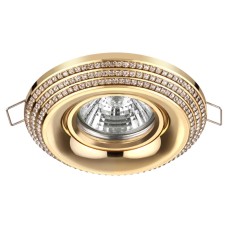 370438 NT19 000 золото Встраиваемый светильник IP20 GU10 50W 220V LILAC