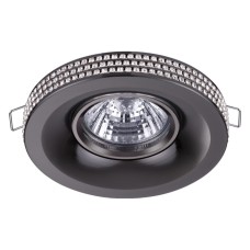 370443 NT19 000 жемчужный черный Встраиваемый светильник IP20 GU10 50W 220V LILAC