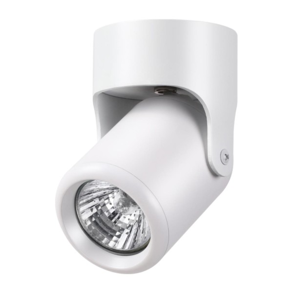 370454 NT19 195 белый Накладной светильник IP20 GU10 50W 220V PIPE
