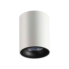 3569/1C ODL18 116 белый с черным Потолочный накладной светильник GU10 1*50W 220V TUBORINO