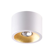 3877/1CL ODL19 149 белый с золотом Потолочной накладной светильник GU10 1*50W 220V GLASGOW