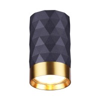 4287/1C HIGHTECH ODL22 213 черный/золотистый/металл Потолочный светильник IP20 LED GU10 max 10W AD ASTRUM