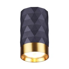 4287/1C HIGHTECH ODL22 213 черный/золотистый/металл Потолочный светильник IP20 LED GU10 max 10W AD ASTRUM