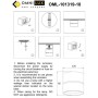 Точечный светильник Lenno OML-101319-18