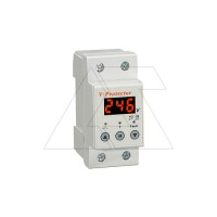 Реле контроля напряжения RD-MVL/40, 1NO+N, 40A, 220VAC, Umin(140_210V)/Umax(220_280V), 0.1_0.5s/5_600s, LED-дисплей, 2M