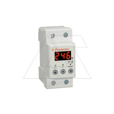 Реле контроля напряжения RD-MVL/63, 1NO+N, 63A, 220VAC, Umin(140_210V)/Umax(220_280V), 0.1_0.5s/5_600s, LED-дисплей, 2M