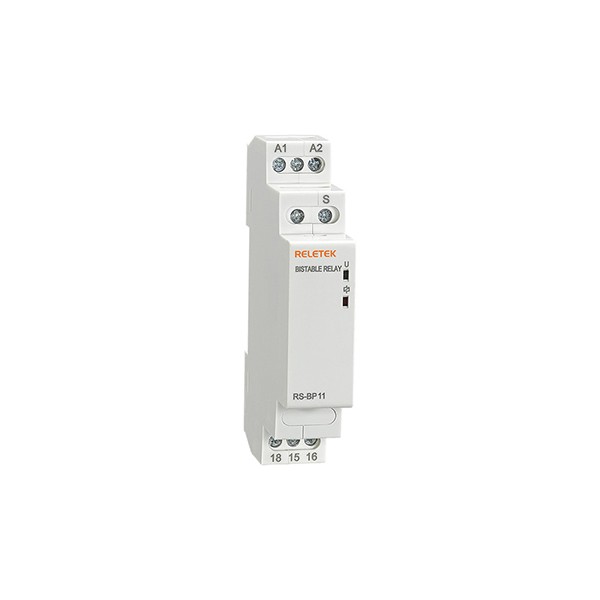 Реле импульсное RS-BP11, 1CO, 10A(250VAC), 230VAC, через S, с памятью, LED, 1M