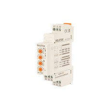 Реле времени RS-TC23T, 1CO(мгновенный)+1CO, 8A(250V AC1), 24_240VAC/DC, 100ms_100d, цикличная работа с T1 и T2, 1M