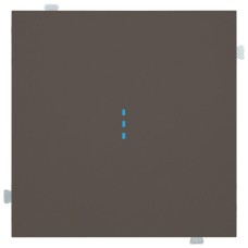 Кнопка одноклавишная с подсветкой (механизм + клавиша) Капучино
