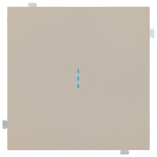 Кнопка одноклавишная с подсветкой (механизм + клавиша) Латте