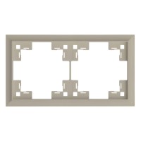 Рамка двухместная Classic Латте