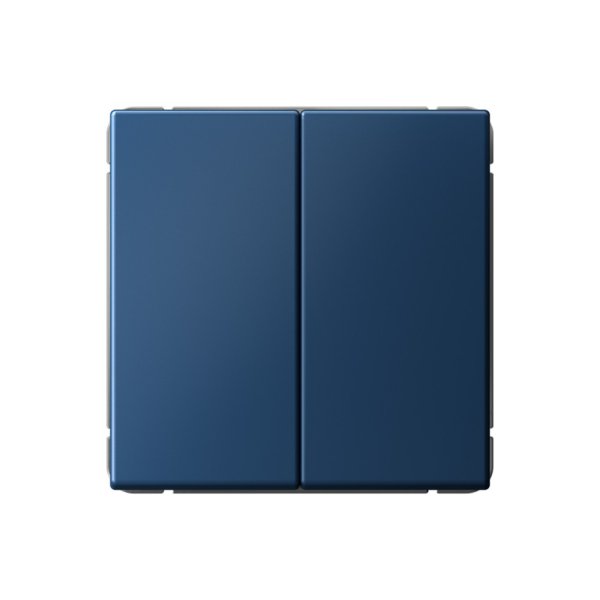 Переключатель 2-клавишный Systeme Electric (Schneider Electric) ArtGallery, 10АХ, аквамарин, GAL001165