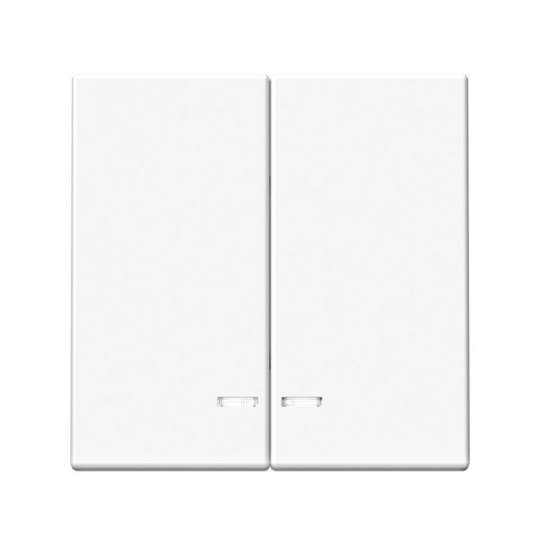 Выключатель 2-клавишный с подсветкой Systeme Electric (Schneider Electric) ArtGallery, 10А, лотос, GAL001353