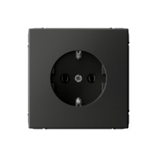 Розетка Systeme Electric (Schneider Electric) ArtGallery с заземлением, 16А, базальт, GAL001443