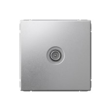 Розетка TV оконечная 1DB Systeme Electric (Schneider Electric), ArtGallery, алюминий, GAL000391