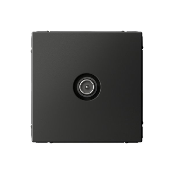 Розетка TV проходная 4DB Systeme Electric (Schneider Electric), ArtGallery, базальт, GAL001492