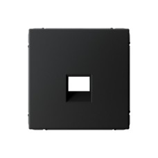 Накладка для информационных функций типа Keystone, Systeme Electric (Schneider Electric), ArtGallery, карбон, GAL001084